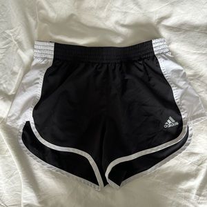 Women’s Adidas light workout shorts Black and White Size XS